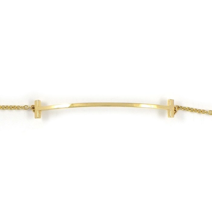 ティファニー Tiffany & Co. ブレスレット Tスマイル 60150763 K18YG / #M 【中古】