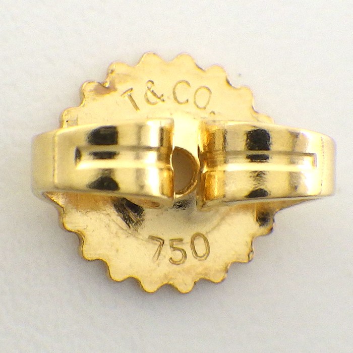 ティファニー Tiffany & Co. ピアス アトラス フープ K18YG 【中古】