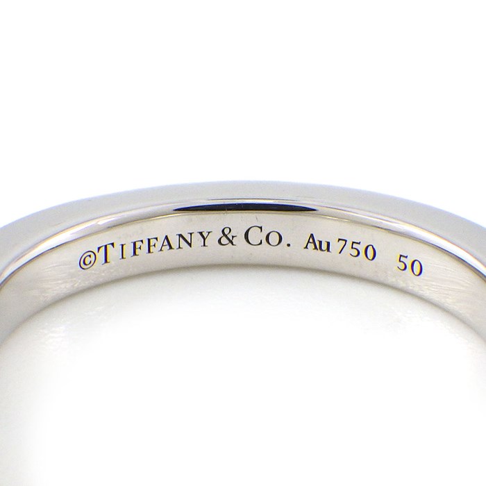 ティファニー Tiffany & Co. リング ロック 72347102 K18WG 14号 【中古】