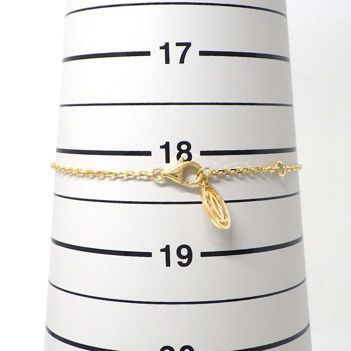 カルティエ Cartier ブレスレット ダムール SM ディアマン レジェ B6043300 1ポイント ダイヤモンド 0.09ct K18YG 【箱・保付き】 【中古】