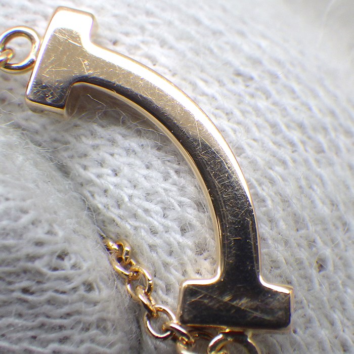 ティファニー Tiffany & Co. ネックレス Tスマイル ミニ マイクロ  