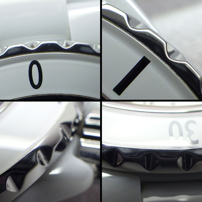シャネル CHANEL 腕時計 J12 H5700 デイト 裏スケ 夜光インデックス 夜光針 回転ベゼル ホワイト 文字盤 セラミック 自動巻き 【箱・保付き】 【中古】
