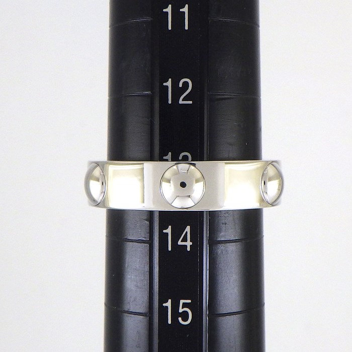 ルイ・ヴィトン LOUIS VUITTON リング プティット バーグ クルー 1ポイント ピンク サファイア K18WG 13号 / #53 【中古】