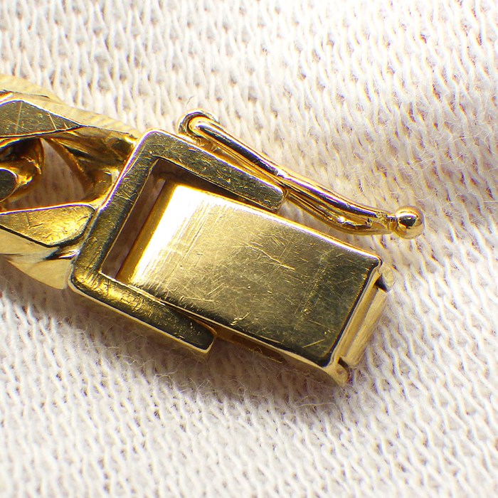 ブレスレット 喜平 キヘイ 6面 ダブル チェーン K18YG 【中古】