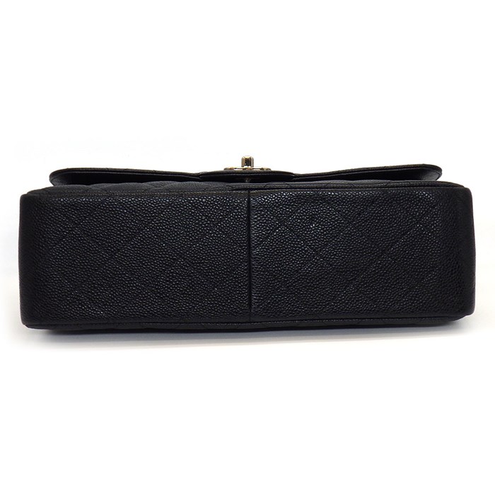 シャネル CHANEL ハンドバッグ ショルダーバッグ マトラッセ 30 クラシック ラージ 2014年 A58600 Y01588 C3906 ブラック ボルドー グレインドカーフスキン シルバー金具 【中古】