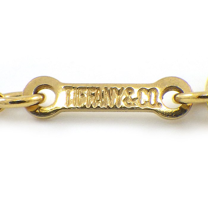 ティファニー Tiffany & Co. ネックレス オープン ハート ロッククリスタル K18YG 【中古】