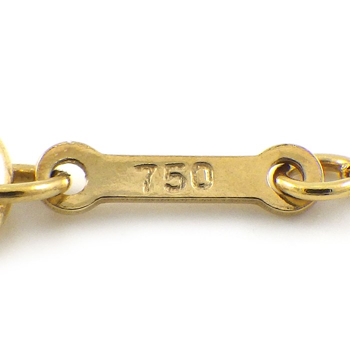 ティファニー Tiffany & Co. ネックレス オープン ハート ロッククリスタル K18YG 【中古】