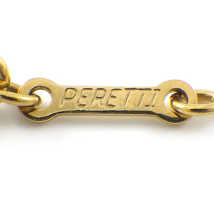 ティファニー Tiffany & Co. ネックレス オープン ハート ロッククリスタル K18YG 【中古】