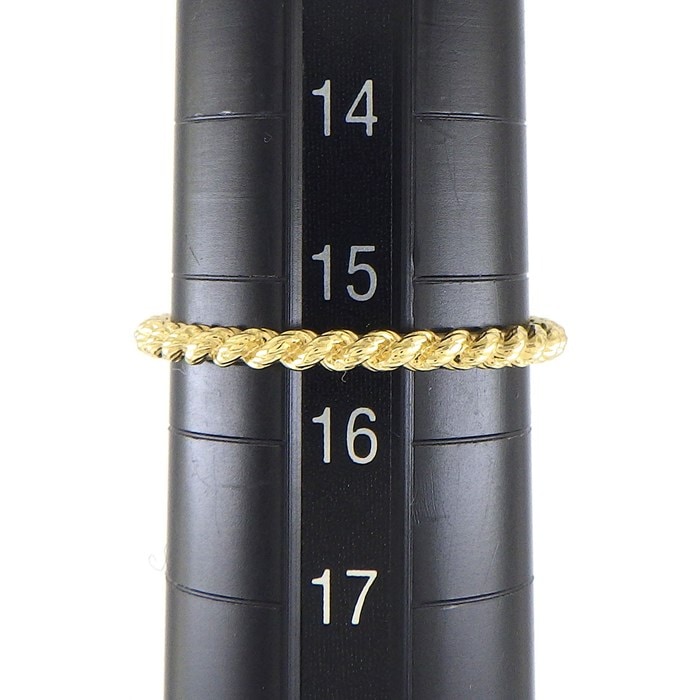 ブシュロン BOUCHERON リング セルパンボエム スモール SM ドロップモチーフ ツイスト ペアシェイプ シトリン K18YG 15.5号 / #56 【箱・保付き】 【中古】
