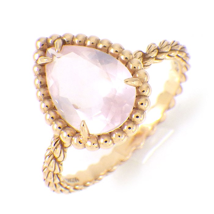 BOUCHERON セルパンボエムローズクォーツピアス