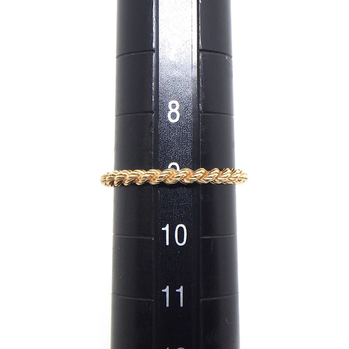 ブシュロン BOUCHERON リング セルパンボエム スモール JRG03184 ドロップモチーフ ツイスト ペアシェイプ ピンク クォーツ 1.35ct K18PG 9号 / #49 【箱・保付き】 【中古】