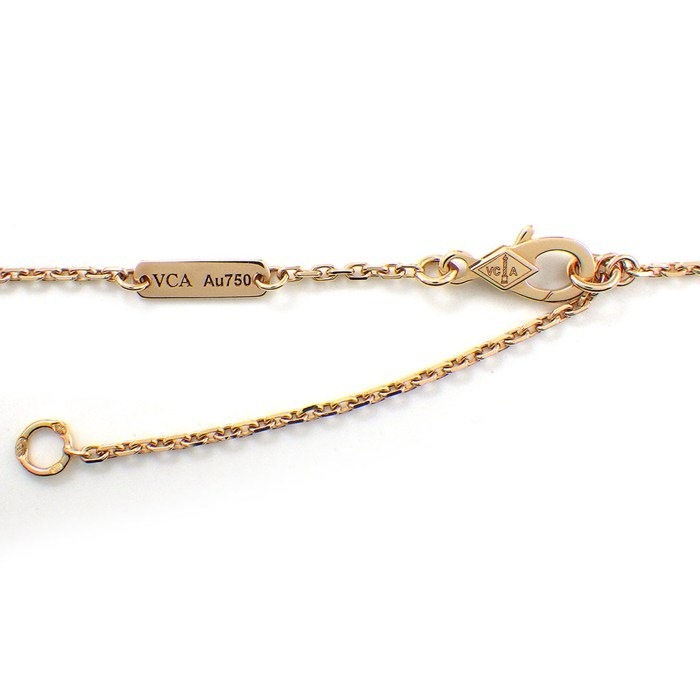 ヴァンクリーフ&アーペル Van Cleef & Arpels ネックレス ペルレ クルール VCARP4DO00 カボションカット カーネリアン K18PG 【中古】