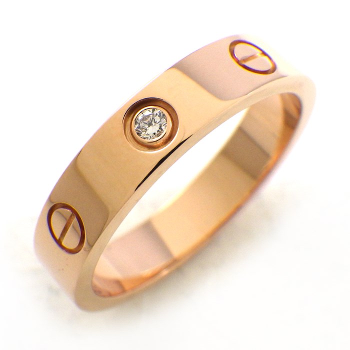 カルティエ Cartier リング ラブ ウェディング B4050753 ミニラブ 幅  