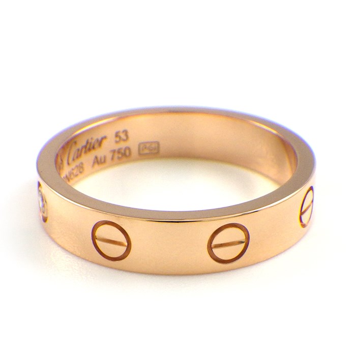 カルティエ Cartier リング ラブ ウェディング B4050753 ミニラブ 幅  