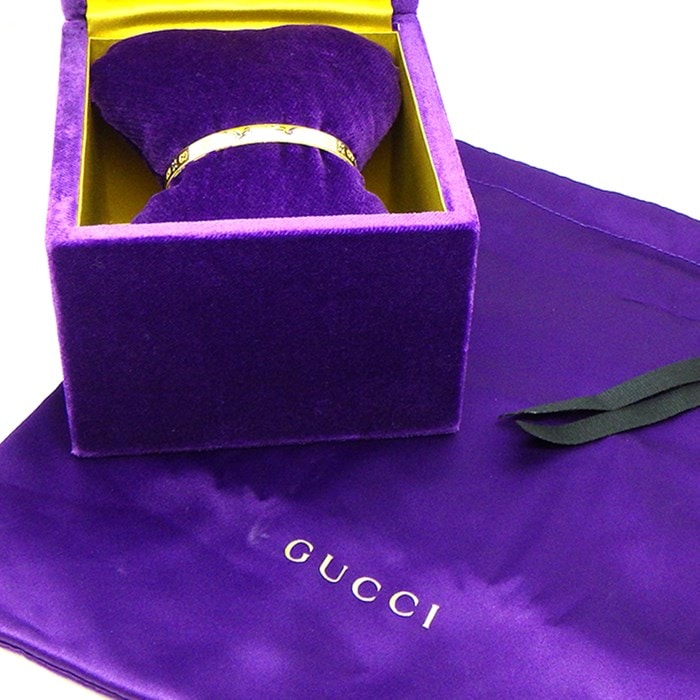 グッチ GUCCI】バングル アイコン ブルーム フラワー 花 GG ロゴ