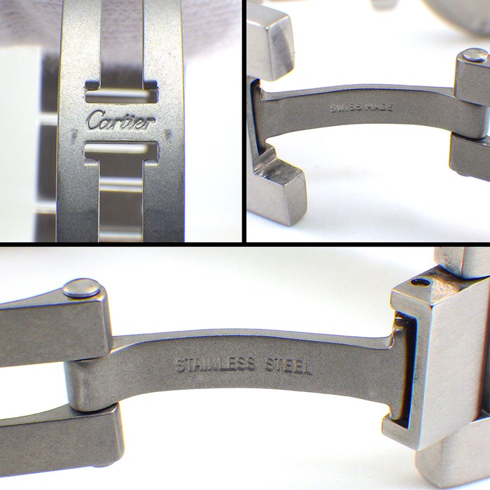 カルティエ Cartier 腕時計 パシャC W31015M7 デイト 夜光インデックス 夜光針 ホワイト文字盤 SS 自動巻き 【OH済み】 【中古】