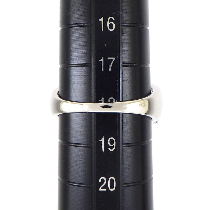 【ハートシェイプピンクサファイア ダイヤモンド】 リング フラワーモチーフ K18WG 18号 【中古】