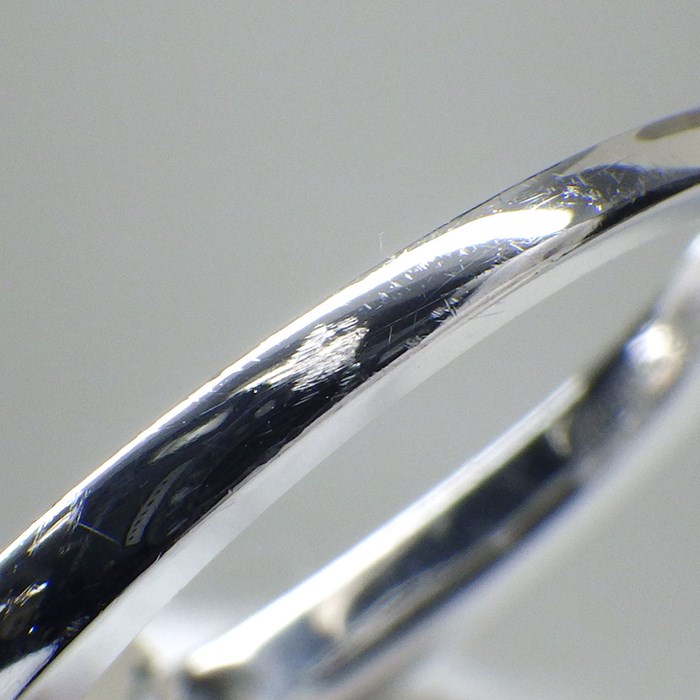 ショパール Chopard リング ソーハッピー 82/6231/05 ハーフ エタニティ ムービング ダイヤモンド ピンク クリスタル K18WG 8.5号 【中古】