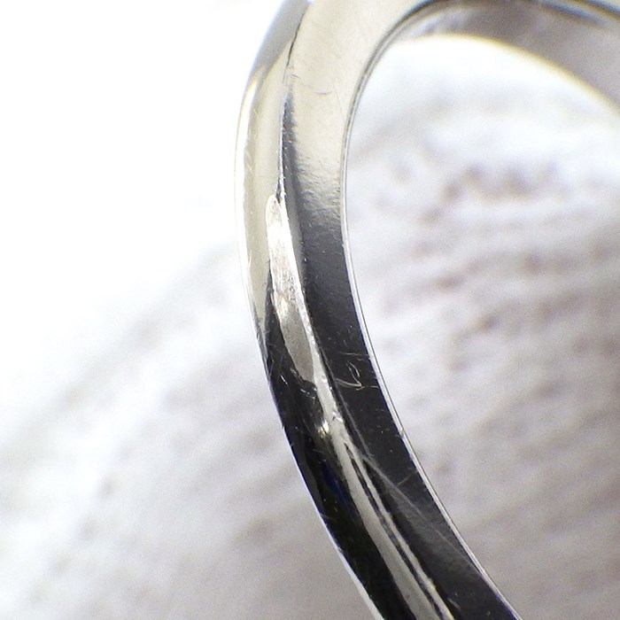 ショパール Chopard リング ソーハッピー 82/6231/05 ハーフ エタニティ ムービング ダイヤモンド ピンク クリスタル K18WG 8.5号 【中古】
