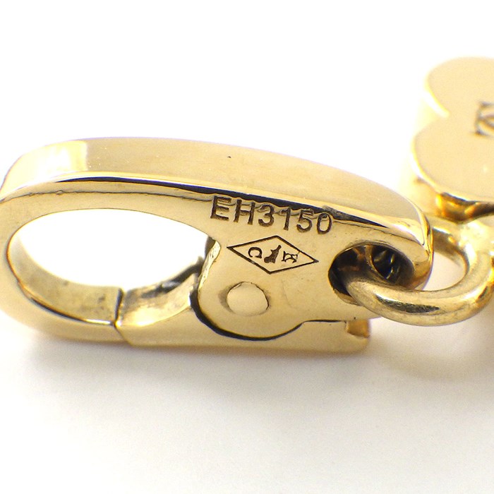 カルティエ Cartier チャーム ペンダントトップ クローバー B3028300 スライド K18YG 【中古】