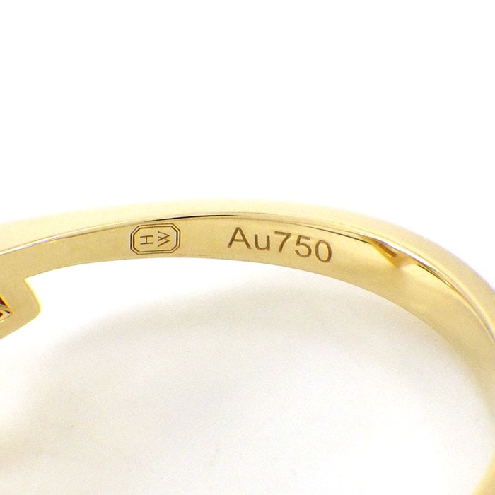 ハリーウィンストン HARRY WINSTON リング リリークラスター ミニ FRDYSM1MLC リーフ 37ポイント ダイヤモンド 計0.18ct K18YG 12.5号 【中古】