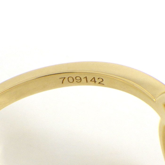 ハリーウィンストン HARRY WINSTON リング リリークラスター ミニ FRDYSM1MLC リーフ 37ポイント ダイヤモンド 計0.18ct K18YG 12.5号 【中古】