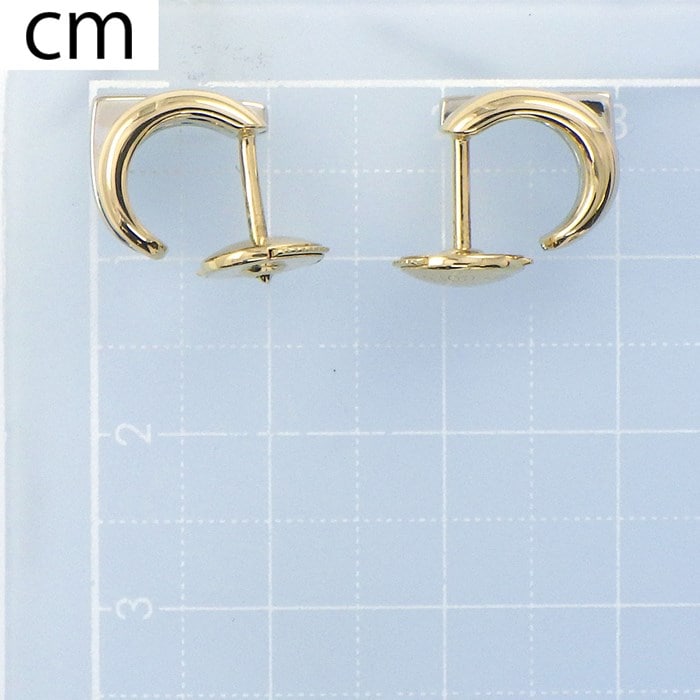 フレッド FRED ピアス サクセス K18YG K18WG 【箱・保付き】 【中古