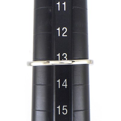 モーブッサン MAUBOUSSIN リング ベベ ダムール スクエアカット アメジスト ダイヤモンド K18WG 13号 【中古】