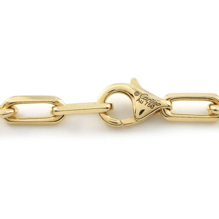 カルティエ Cartier ネックレス サントス スモール B7224582 K18YG 【箱・保付き】 【中古】