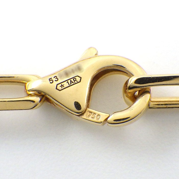 カルティエ Cartier ネックレス サントス スモール B7224582 K18YG 【箱・保付き】 【中古】