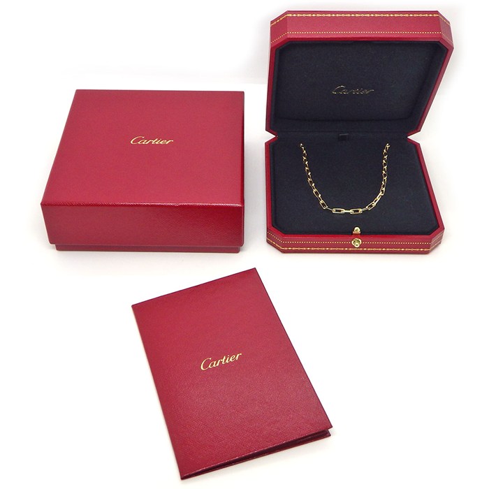 カルティエ Cartier ネックレス サントス スモール B7224582 K18YG 【箱・保付き】 【中古】