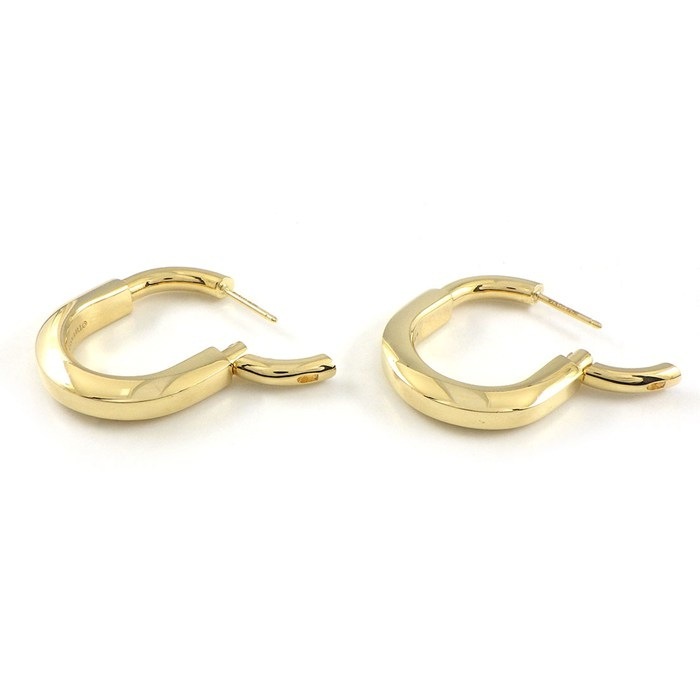 ティファニー Tiffany & Co. ピアス ロック ミディアム 72342771 ダイヤモンド 0.095ct / 0.095ct K18YG 【中古】