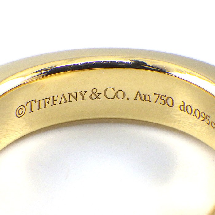 ティファニー Tiffany & Co. ピアス ロック ミディアム 72342771 ダイヤモンド 0.095ct / 0.095ct K18YG 【中古】