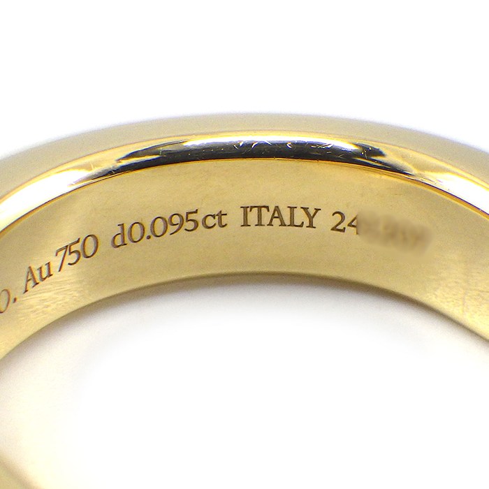 ティファニー Tiffany & Co. ピアス ロック ミディアム 72342771 ダイヤモンド 0.095ct / 0.095ct K18YG 【中古】