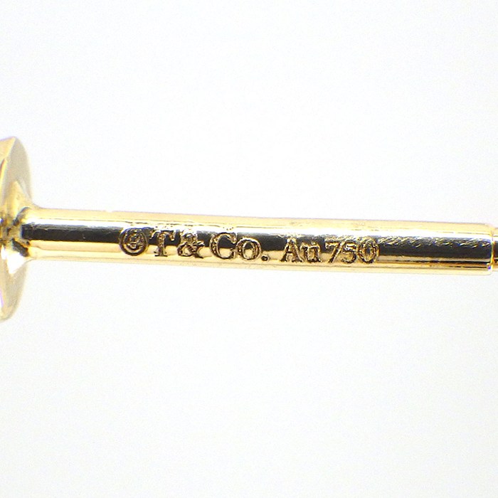 ティファニー Tiffany & Co. ピアス ロック ミディアム 72342771 ダイヤモンド 0.095ct / 0.095ct K18YG 【中古】