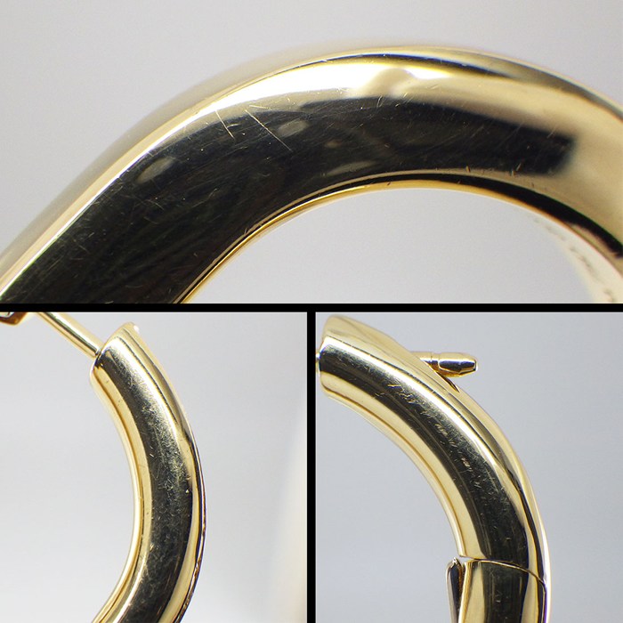 ティファニー Tiffany & Co. ピアス ロック ミディアム 72342771 ダイヤモンド 0.095ct / 0.095ct K18YG 【中古】