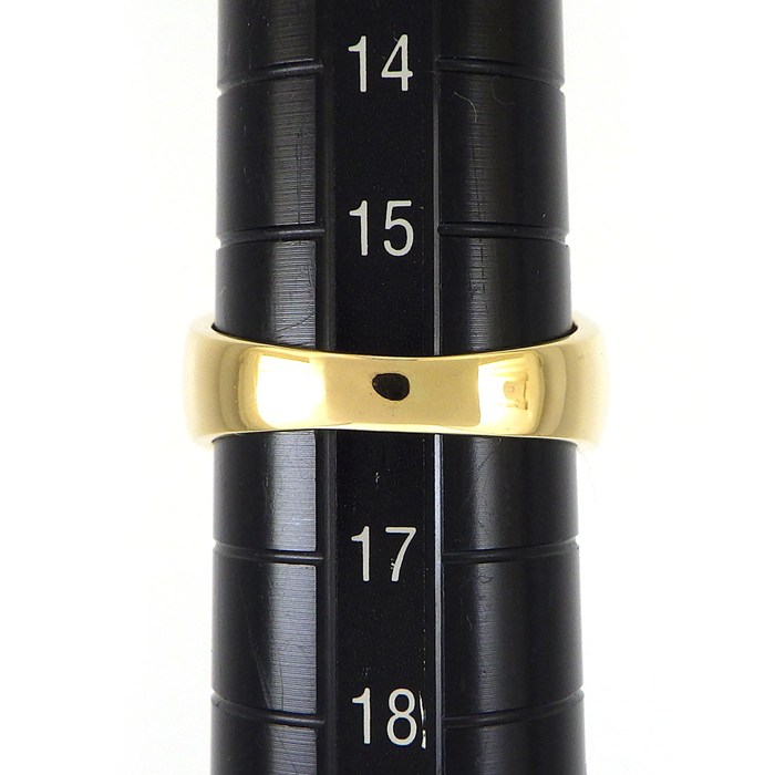 【ステップカットルビー ダイヤモンド】 リング ステップカット ルビー 計1.86ct ダイヤモンド 計0.36ct K18YG 16号 【中古】