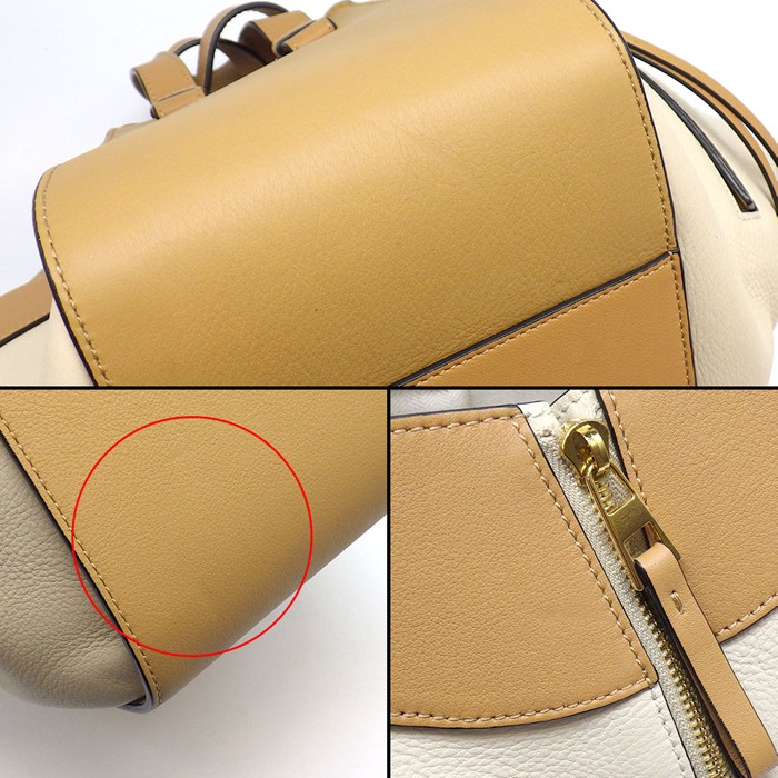 ロエベ LOEWE ショルダーバッグ ハンモックバッグ スモール 326.30KS35 デューン ウォームデザート クラシックカーフ 【中古】