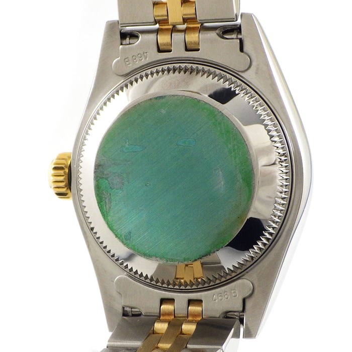 ロレックス Rolex 腕時計 レディ デイトジャスト 79173NRD K番 イエローシェル文字盤 ローマ数字インデックス デイト SS K18YG 自動巻き 【中古】