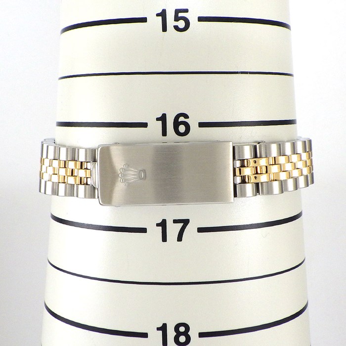 ロレックス Rolex 腕時計 レディ デイトジャスト 79173NRD K番 イエローシェル文字盤 ローマ数字インデックス デイト SS K18YG 自動巻き 【中古】
