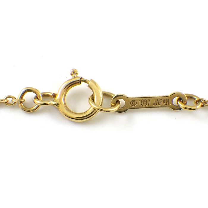 ティファニー Tiffany & Co. ネックレス ビクトリア スモール マーキスカット ルビー K18YG 【中古】