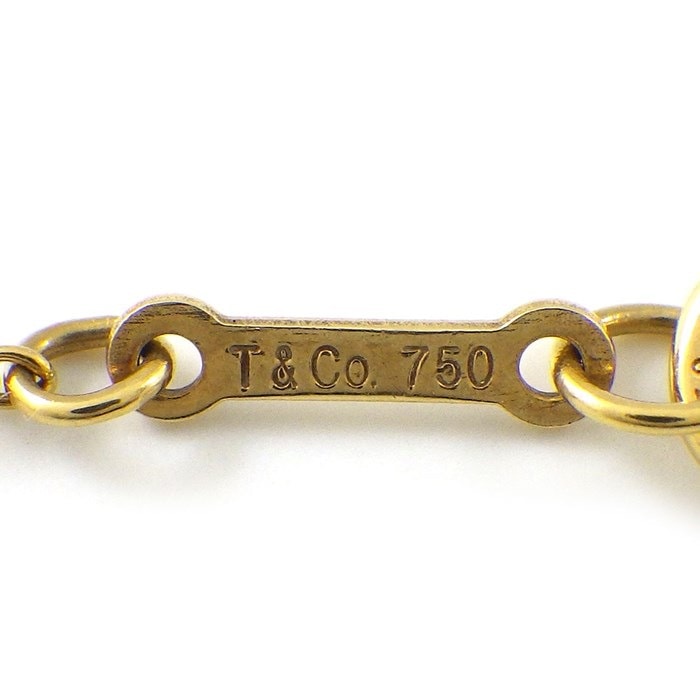 ティファニー Tiffany & Co. ネックレス ビクトリア スモール マーキスカット ルビー K18YG 【中古】