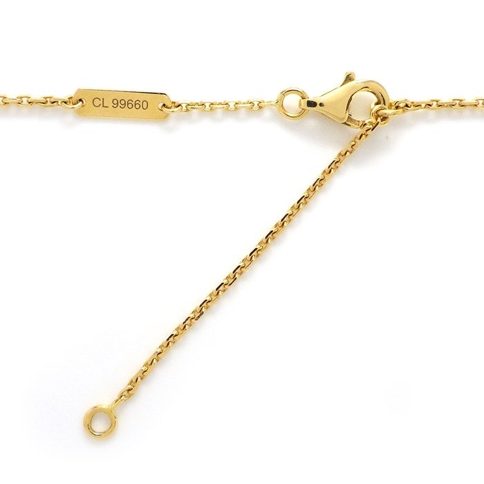 ヴァンクリーフ＆アーペル Van Cleef & Arpels ネックレス ヴィンテージアルハンブラ VCARA45900 ホワイト シェル K18YG 白 【中古】