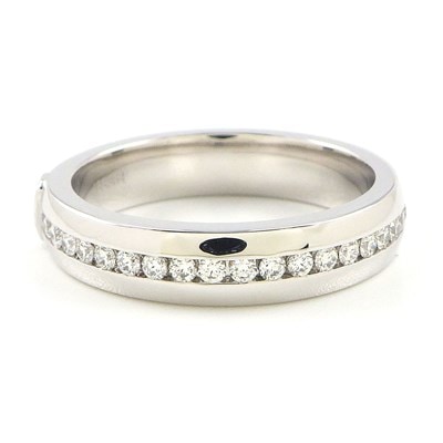 ハリーウィンストン HARRY WINSTON リング HW ロゴ WBDWRDLGHWL フル エタニティ サークル ダイヤモンド K18WG 20号 【中古】