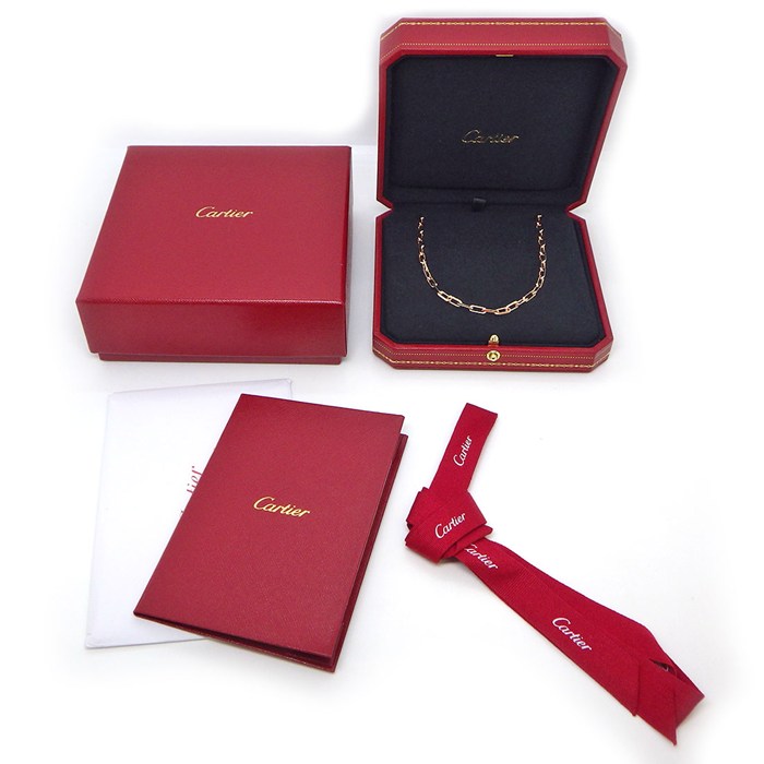 カルティエ Cartier ネックレス サントス スモール B7225008 K18PG 【箱・保付き】 【中古】