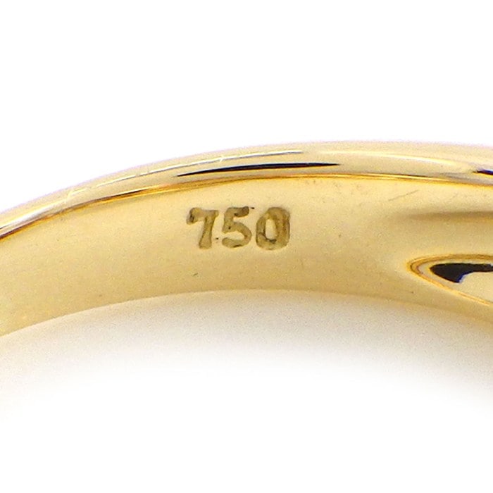  ティファニー Tiffany & Co. リング フレンドシップ ハートモチーフ 6ポイント ダイヤモンド K18YG 10号 【中古】