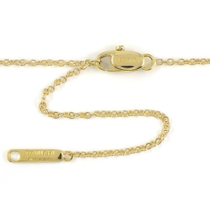 ダミアーニ DAMIANI ネックレス ベル エポック クラウン 20089533 クロス 剣 モチーフ パヴェ ダイヤモンド 計1.38ct K18YG / #L 【中古】
