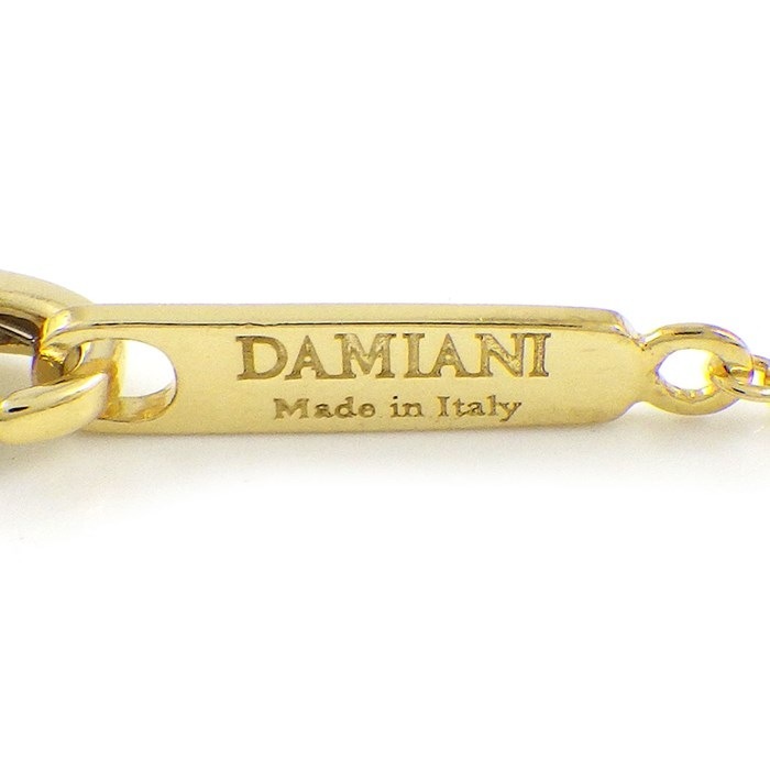 ダミアーニ DAMIANI ネックレス ベル エポック クラウン 20089533 クロス 剣 モチーフ パヴェ ダイヤモンド 計1.38ct K18YG / #L 【中古】