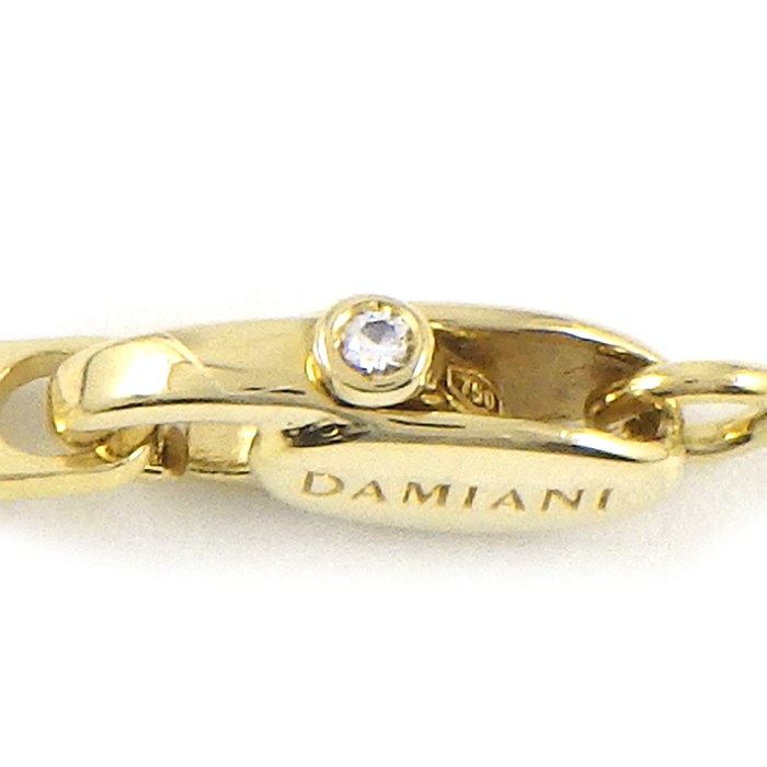 ダミアーニ DAMIANI ネックレス ベル エポック クラウン 20089533 クロス 剣 モチーフ パヴェ ダイヤモンド 計1.38ct K18YG / #L 【中古】