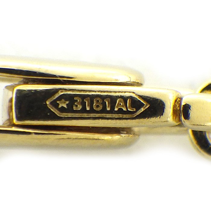 ダミアーニ DAMIANI ネックレス ベル エポック クラウン 20089533 クロス 剣 モチーフ パヴェ ダイヤモンド 計1.38ct K18YG / #L 【中古】